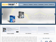 Tablet Screenshot of mediatrendit.com